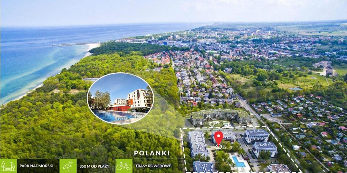Seaside Polanki Apartments Z Garazem, Klonowa 17E Kołobrzeg Kültér fotó